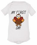 My First Turkey Day Onesie