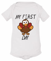 My First Turkey Day Onesie
