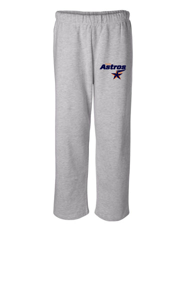 Astros Open Bottom Sweats