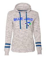 Blue Jays Womens Melange Fleece Hoodie