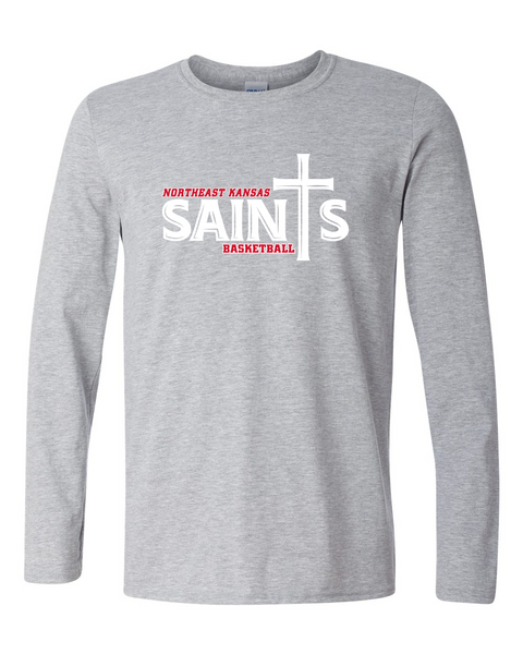 NEK Saints Basketball Blended Long Sleeve